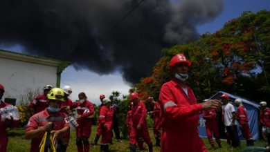Photo of Al menos 17 bomberos están desaparecidos en incendio en Matanzas, Cuba