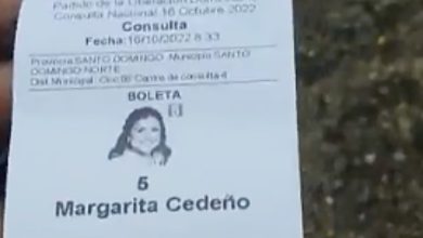 Photo of Mesa de votación solo imprimía votos a favor de Margarita Cedeño, en Villa Mella